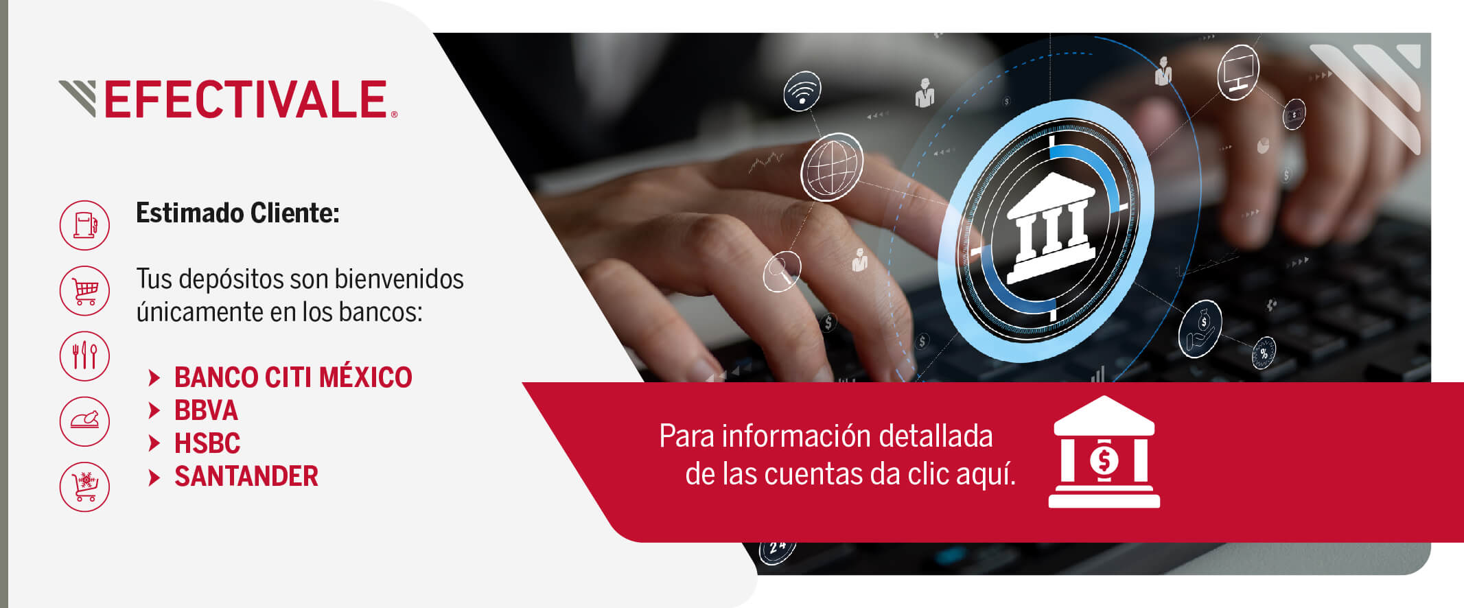 Efectivale Bancos
