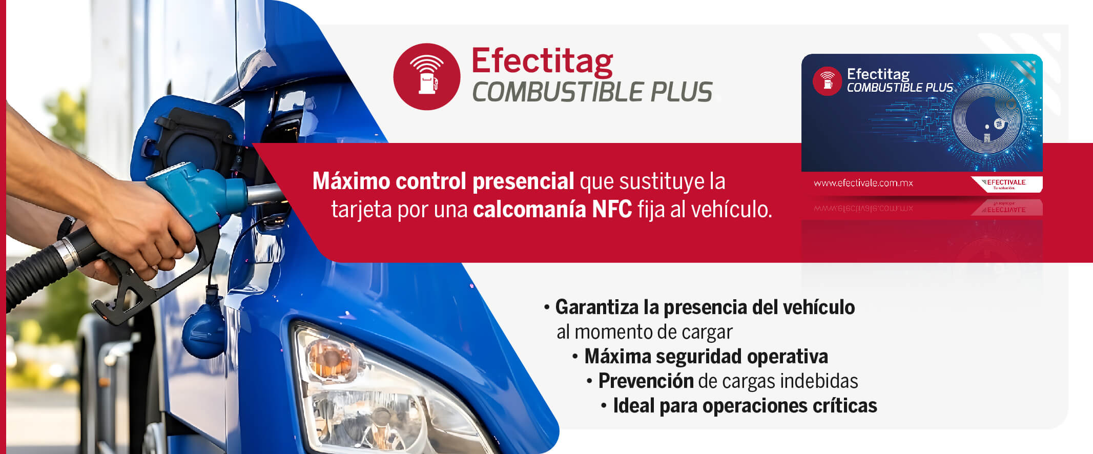 Efectivale Vales de Gasolina Efectitag Combustible Plus